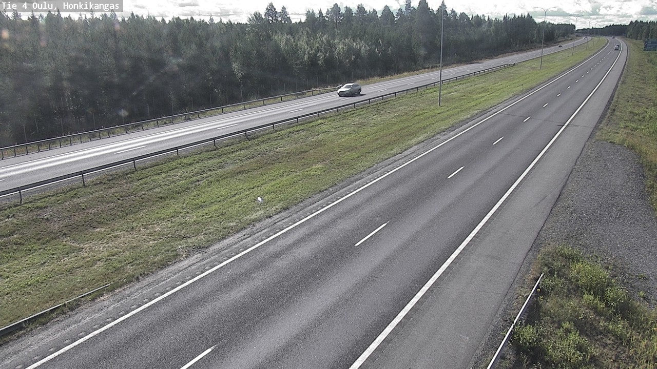 Weather Camera Image Road 4 Oulu, Honkikangas, Oulu, Pohjois-Pohjanmaa