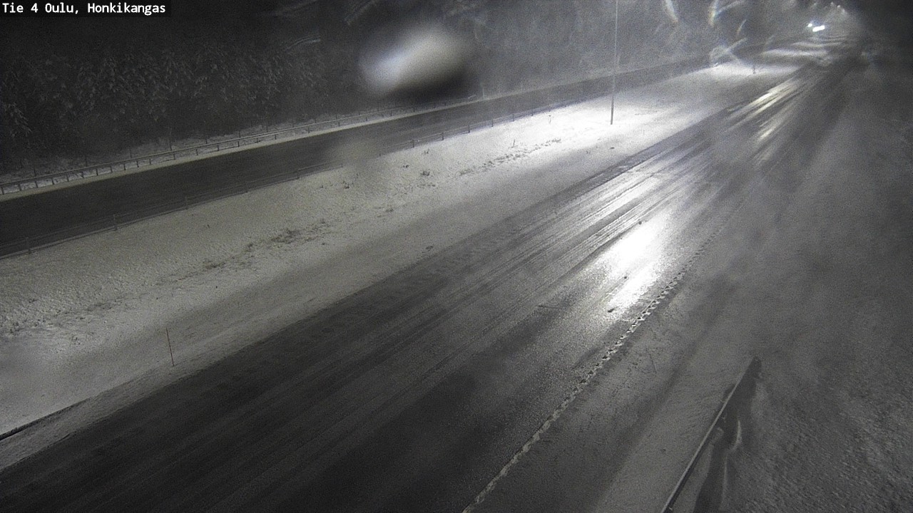 Weather Camera Image Väg 4 Oulu, Honkikangas, Oulu, Pohjois-Pohjanmaa