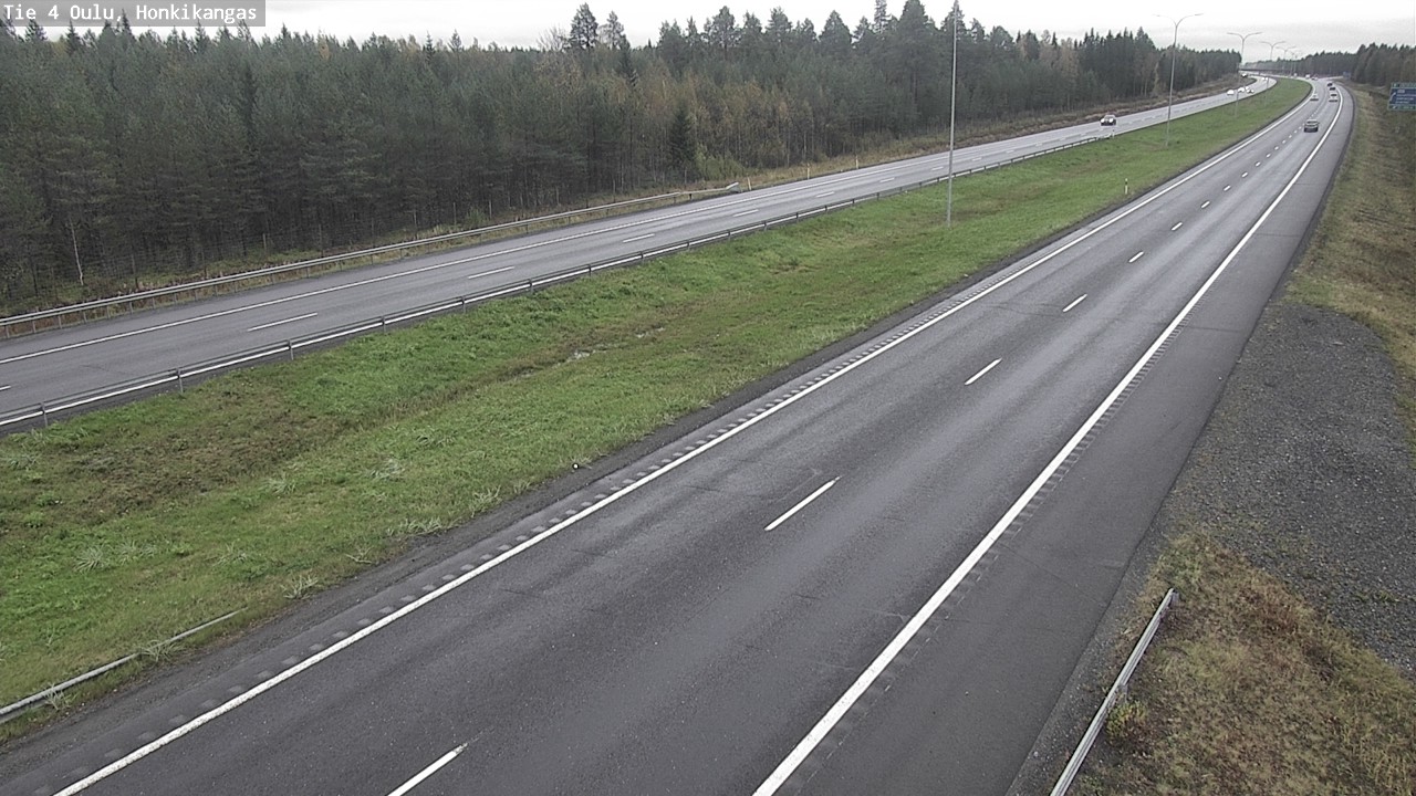 Weather Camera Image Road 4 Oulu, Honkikangas, Oulu, Pohjois-Pohjanmaa