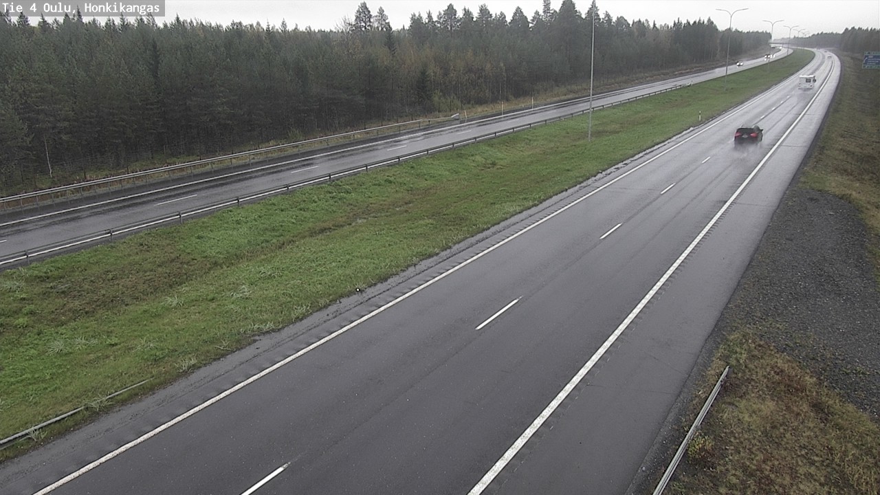Weather Camera Image Road 4 Oulu, Honkikangas, Oulu, Pohjois-Pohjanmaa