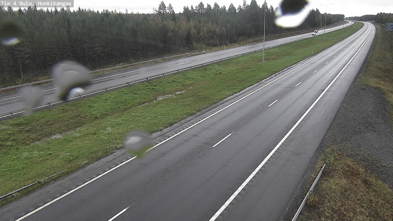Weather Camera Image Road 4 Oulu, Honkikangas, Oulu, Pohjois-Pohjanmaa