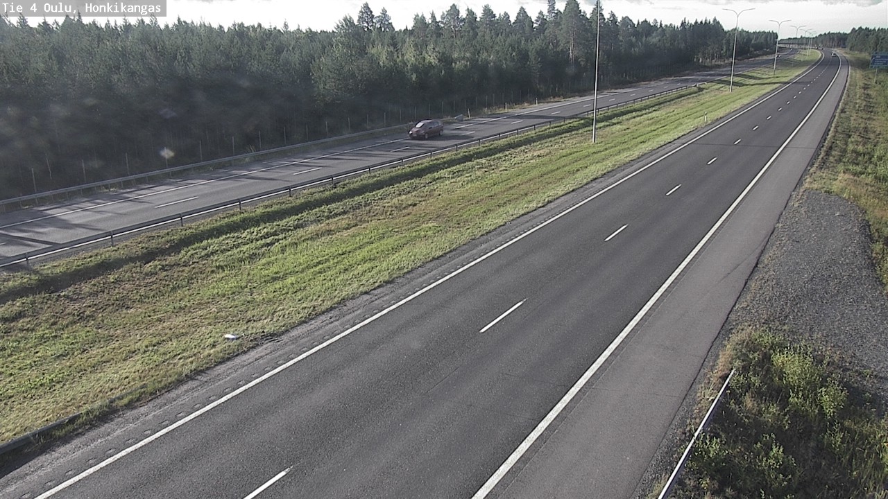 Weather Camera Image Road 4 Oulu, Honkikangas, Oulu, Pohjois-Pohjanmaa