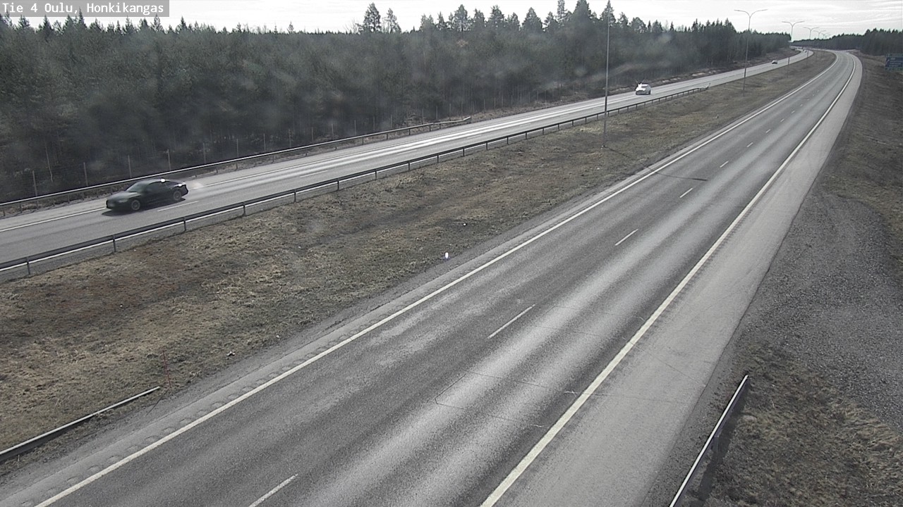 Weather Camera Image Road 4 Oulu, Honkikangas, Oulu, Pohjois-Pohjanmaa