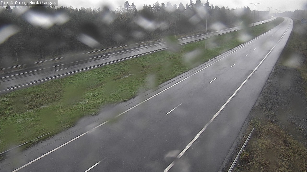 Weather Camera Image Road 4 Oulu, Honkikangas, Oulu, Pohjois-Pohjanmaa