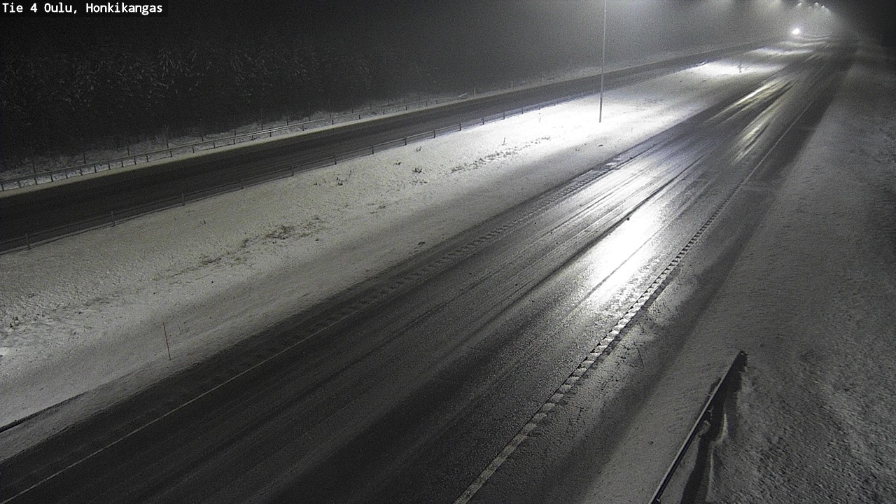Weather Camera Image Väg 4 Oulu, Honkikangas, Oulu, Pohjois-Pohjanmaa