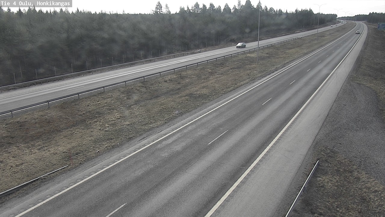 Weather Camera Image Road 4 Oulu, Honkikangas, Oulu, Pohjois-Pohjanmaa