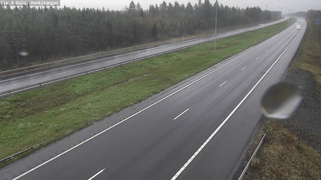 Weather Camera Image Väg 4 Oulu, Honkikangas, Oulu, Pohjois-Pohjanmaa