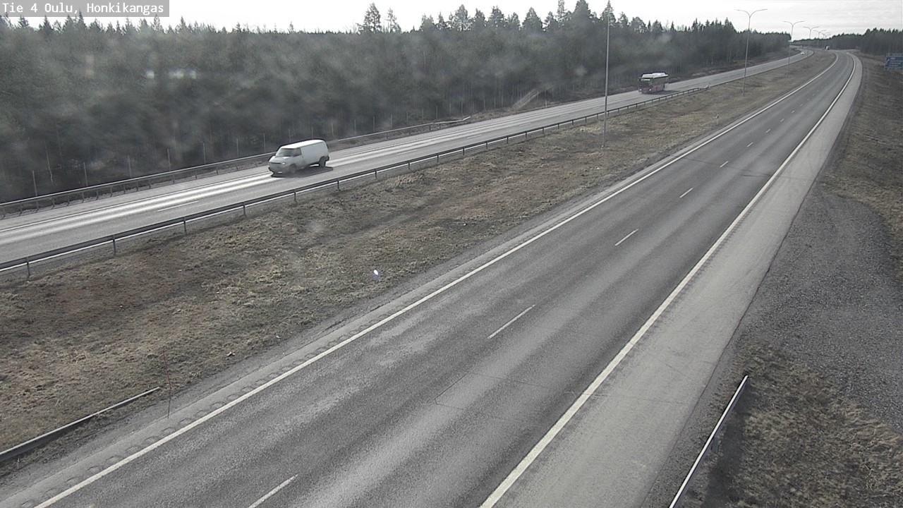 Weather Camera Image Road 4 Oulu, Honkikangas, Oulu, Pohjois-Pohjanmaa