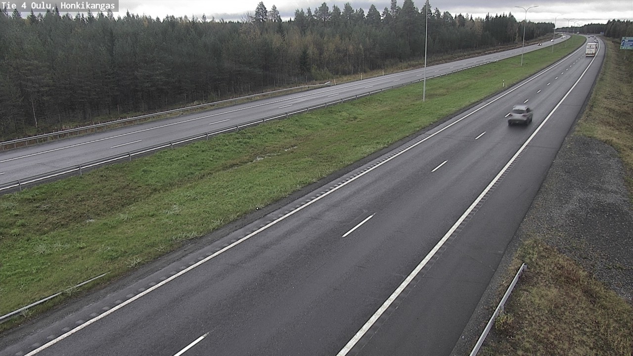 Weather Camera Image Road 4 Oulu, Honkikangas, Oulu, Pohjois-Pohjanmaa