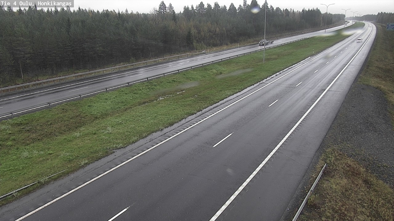 Weather Camera Image Väg 4 Oulu, Honkikangas, Oulu, Pohjois-Pohjanmaa