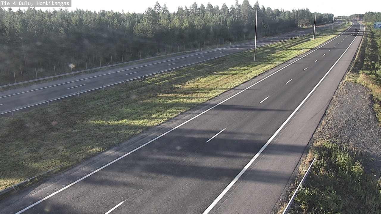 Weather Camera Image Road 4 Oulu, Honkikangas, Oulu, Pohjois-Pohjanmaa