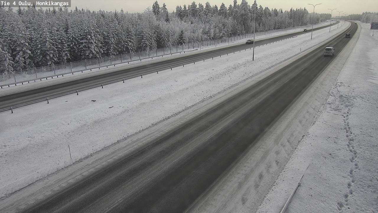 Weather Camera Image Road 4 Oulu, Honkikangas, Oulu, Pohjois-Pohjanmaa