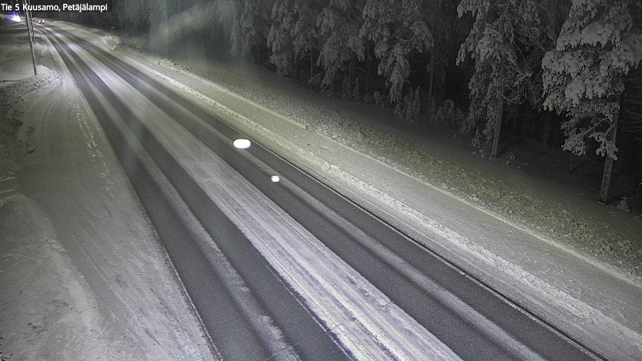 Weather Camera Image Road 5 Kuusamo, Petäjälampi, Kuusamo, Pohjois-Pohjanmaa