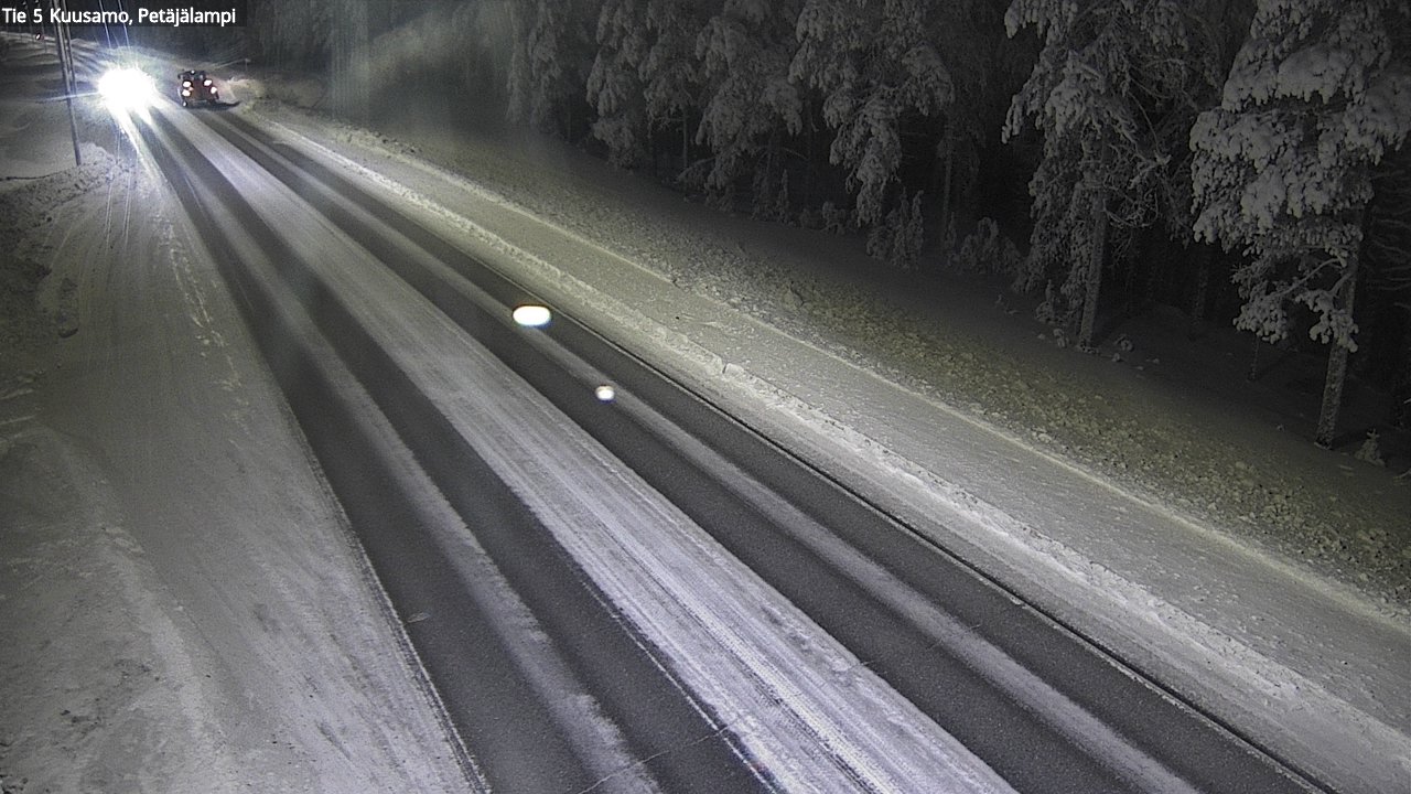 Kelikamerat Kuva Tie 5 Kuusamo, Petäjälampi, Kuusamo, Pohjois-Pohjanmaa