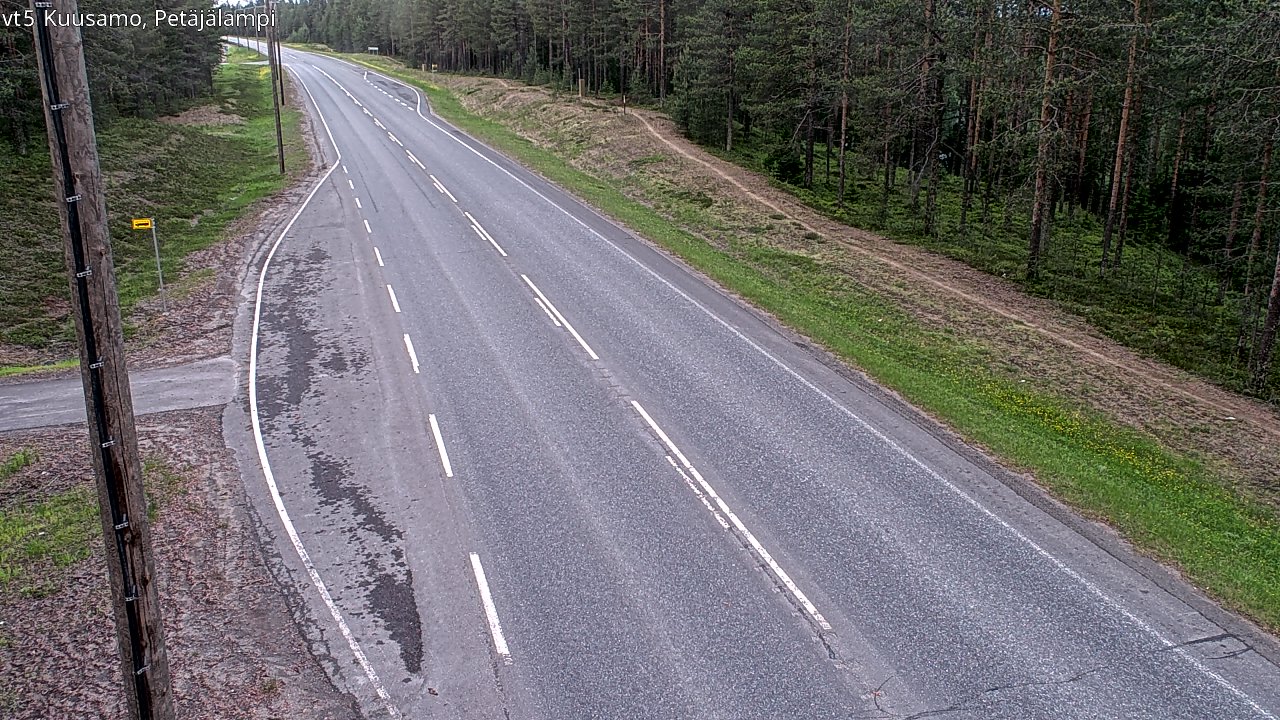 Kelikamerat Kuva Tie 5 Kuusamo, Petäjälampi, Kuusamo, Pohjois-Pohjanmaa