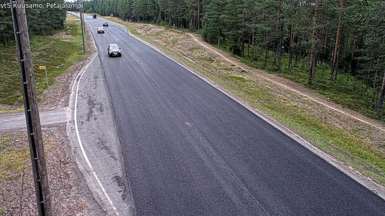 Kelikamerat Kuva Tie 5 Kuusamo, Petäjälampi, Kuusamo, Pohjois-Pohjanmaa