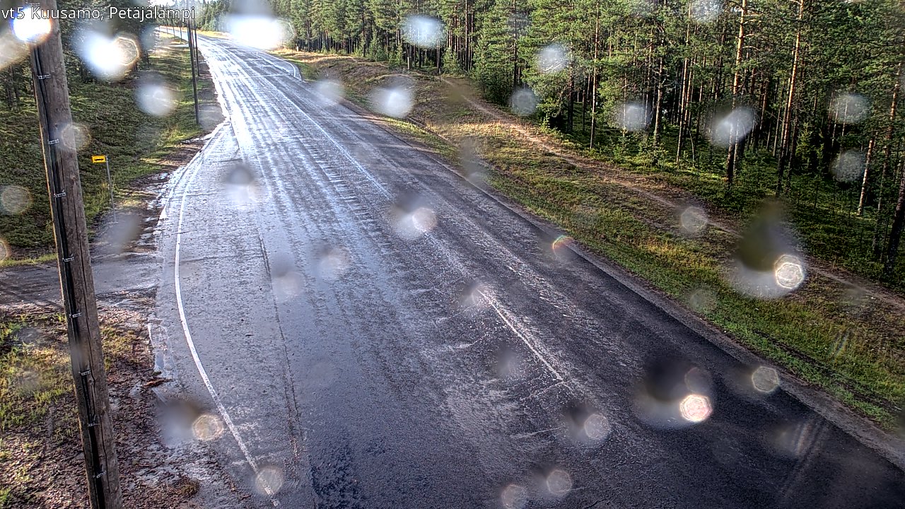 Kelikamerat Kuva Tie 5 Kuusamo, Petäjälampi, Kuusamo, Pohjois-Pohjanmaa