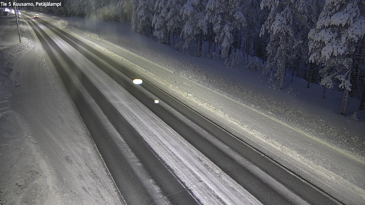 Kelikamerat Kuva Tie 5 Kuusamo, Petäjälampi, Kuusamo, Pohjois-Pohjanmaa