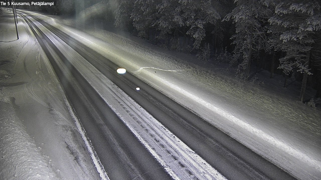 Kelikamerat Kuva Tie 5 Kuusamo, Petäjälampi, Kuusamo, Pohjois-Pohjanmaa