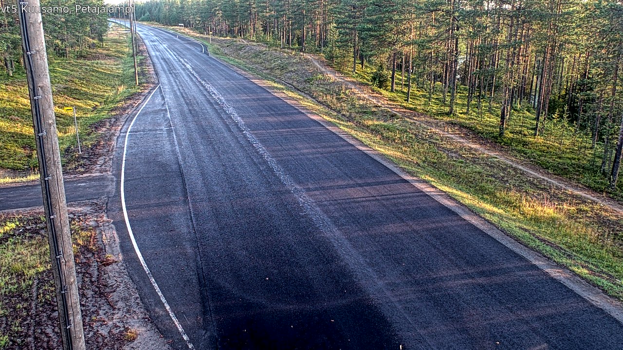 Kelikamerat Kuva Tie 5 Kuusamo, Petäjälampi, Kuusamo, Pohjois-Pohjanmaa
