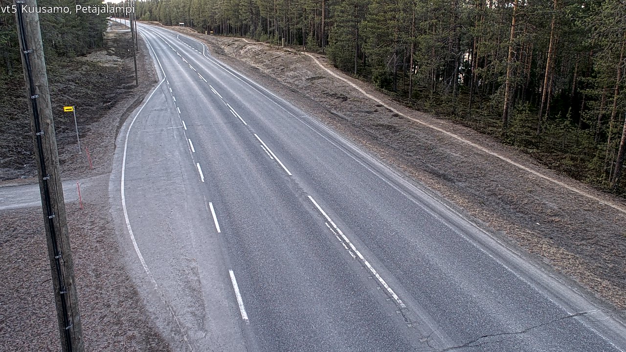 Kelikamerat Kuva Tie 5 Kuusamo, Petäjälampi, Kuusamo, Pohjois-Pohjanmaa