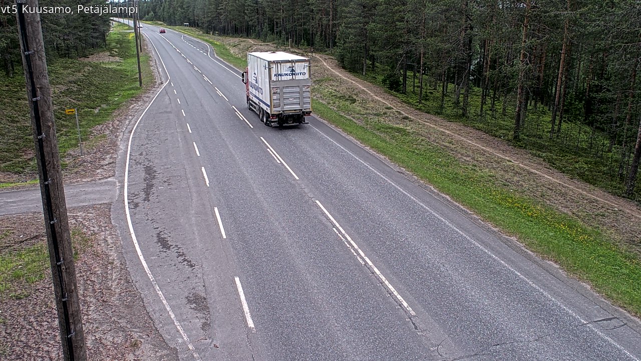 Kelikamerat Kuva Tie 5 Kuusamo, Petäjälampi, Kuusamo, Pohjois-Pohjanmaa