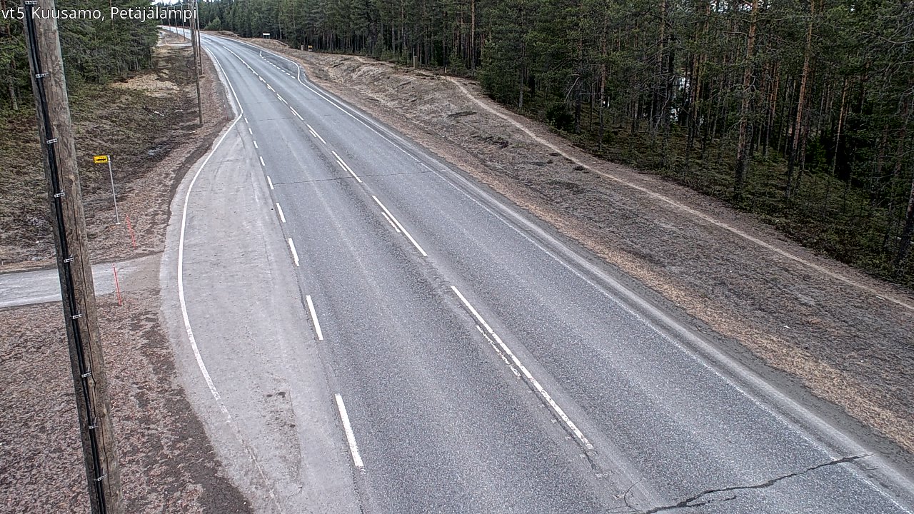 Kelikamerat Kuva Tie 5 Kuusamo, Petäjälampi, Kuusamo, Pohjois-Pohjanmaa