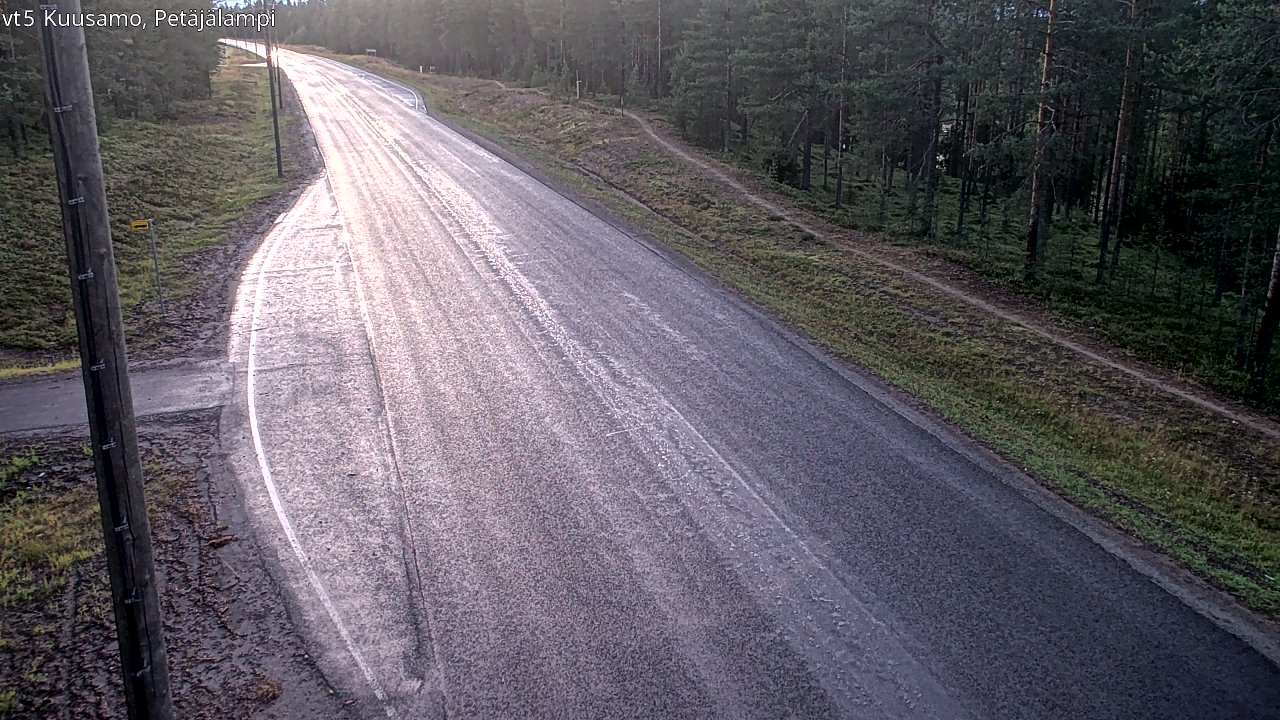 Kelikamerat Kuva Tie 5 Kuusamo, Petäjälampi, Kuusamo, Pohjois-Pohjanmaa