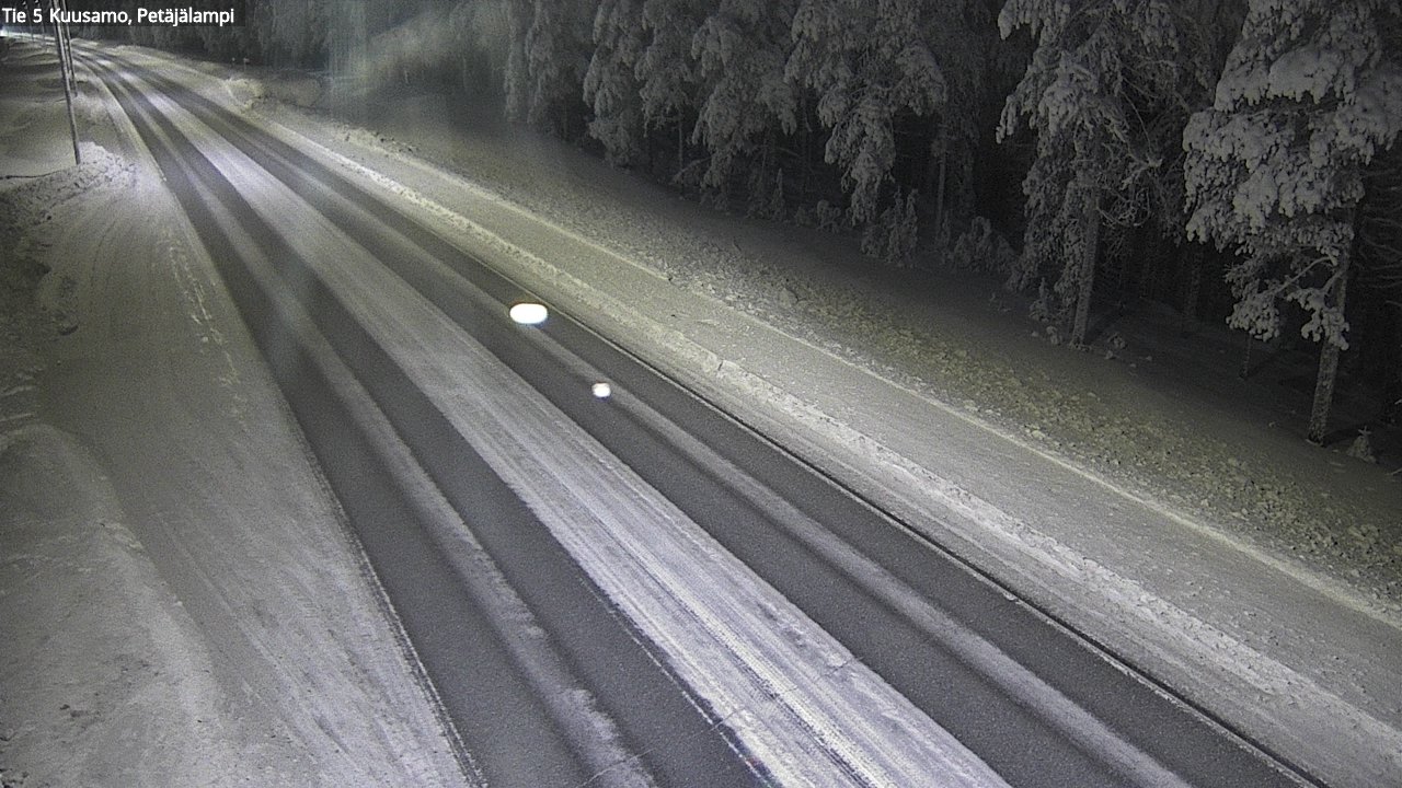 Weather Camera Image Road 5 Kuusamo, Petäjälampi, Kuusamo, Pohjois-Pohjanmaa