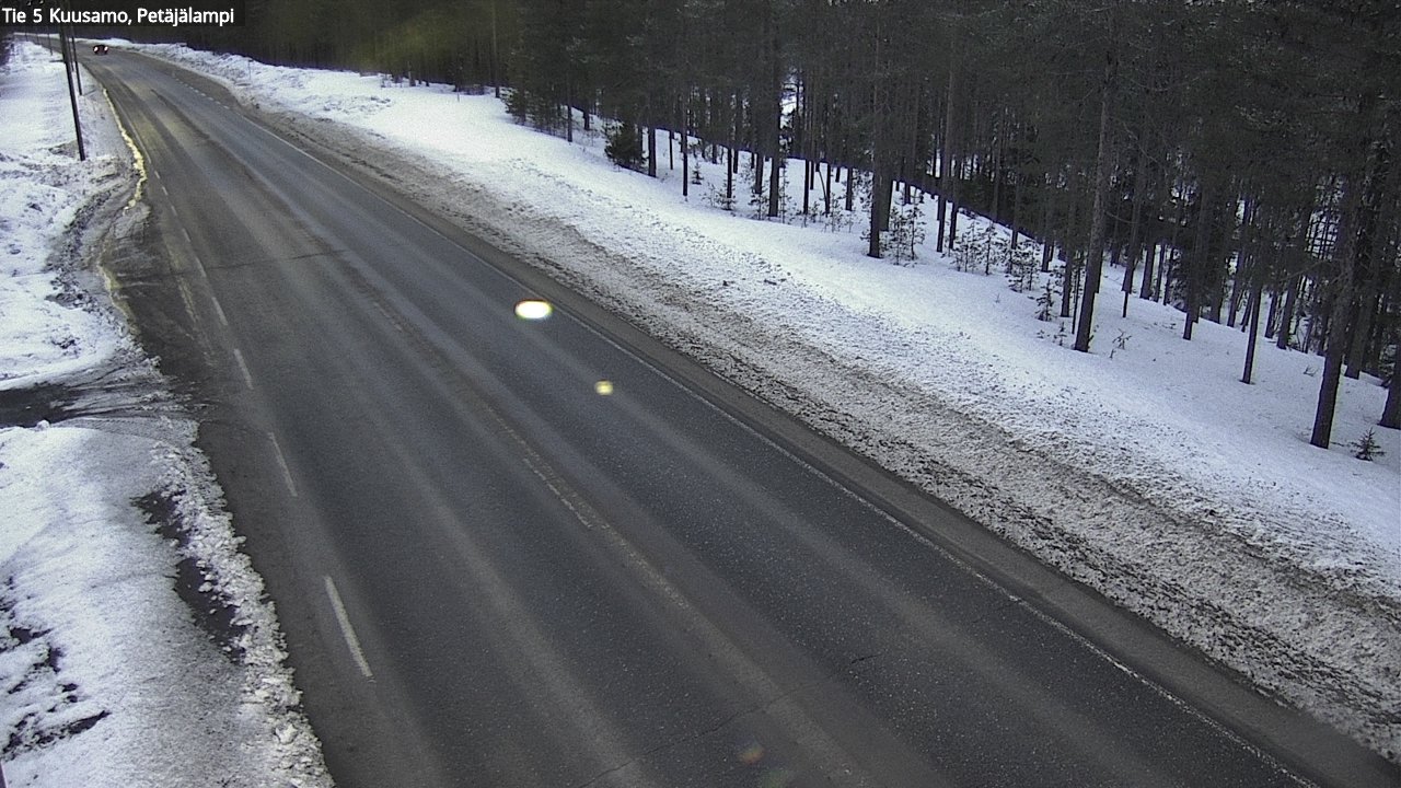 Kelikamerat Kuva Tie 5 Kuusamo, Petäjälampi, Kuusamo, Pohjois-Pohjanmaa