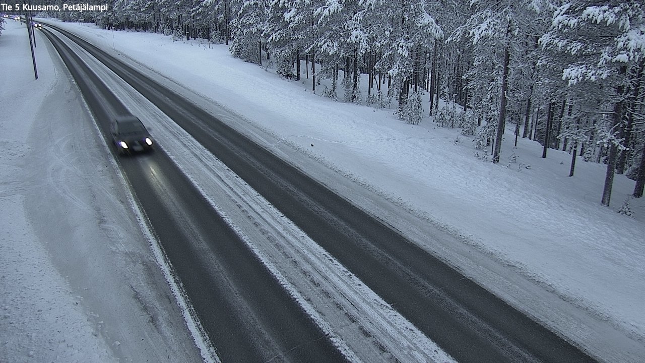 Kelikamerat Kuva Tie 5 Kuusamo, Petäjälampi, Kuusamo, Pohjois-Pohjanmaa