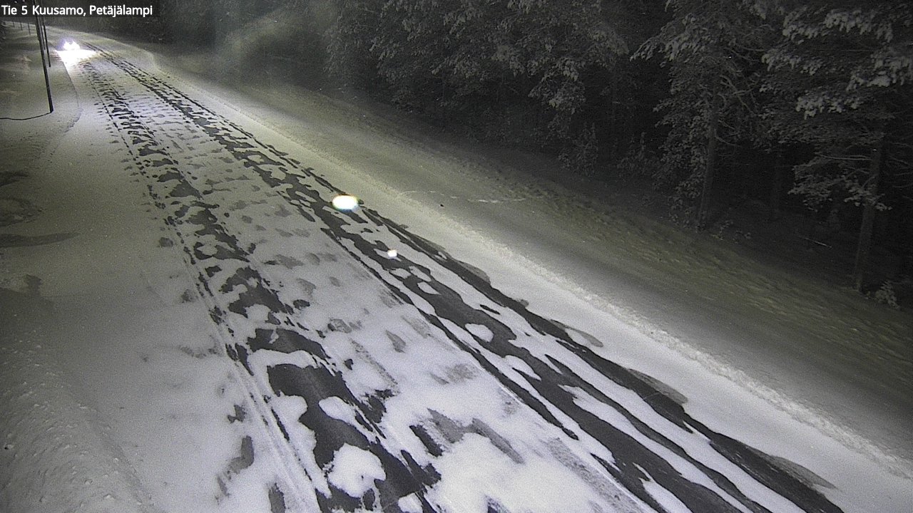 Kelikamerat Kuva Tie 5 Kuusamo, Petäjälampi, Kuusamo, Pohjois-Pohjanmaa