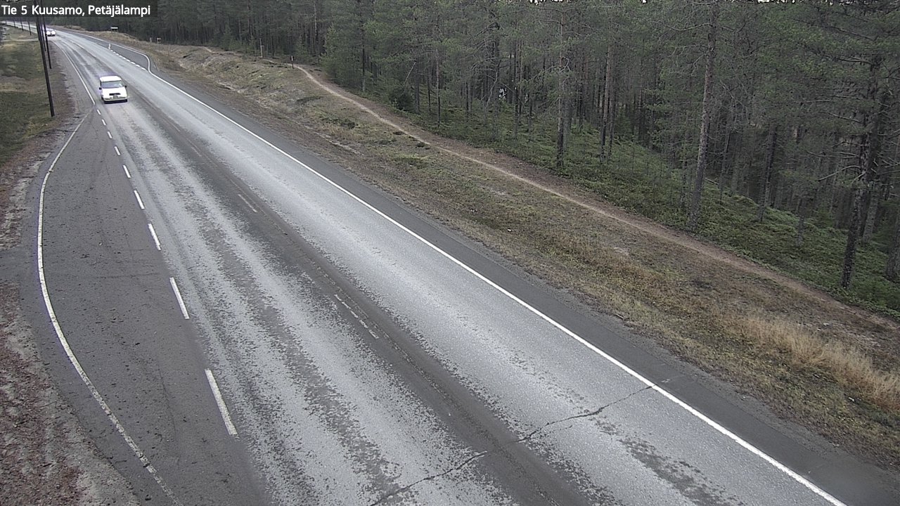 Kelikamerat Kuva Tie 5 Kuusamo, Petäjälampi, Kuusamo, Pohjois-Pohjanmaa