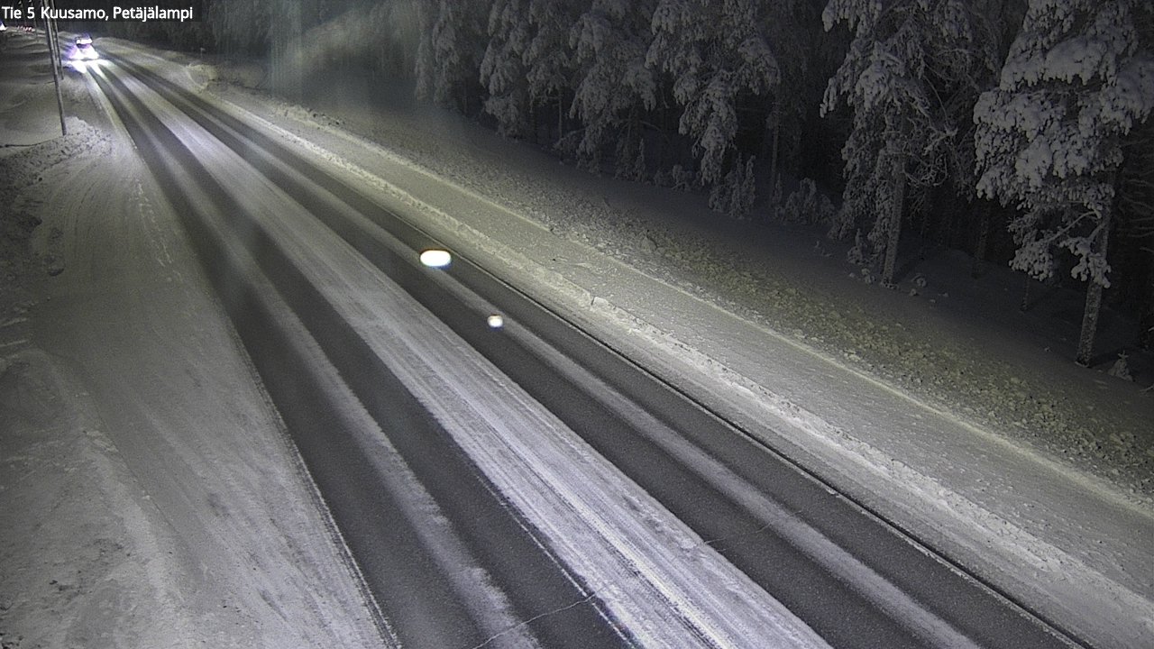 Kelikamerat Kuva Tie 5 Kuusamo, Petäjälampi, Kuusamo, Pohjois-Pohjanmaa