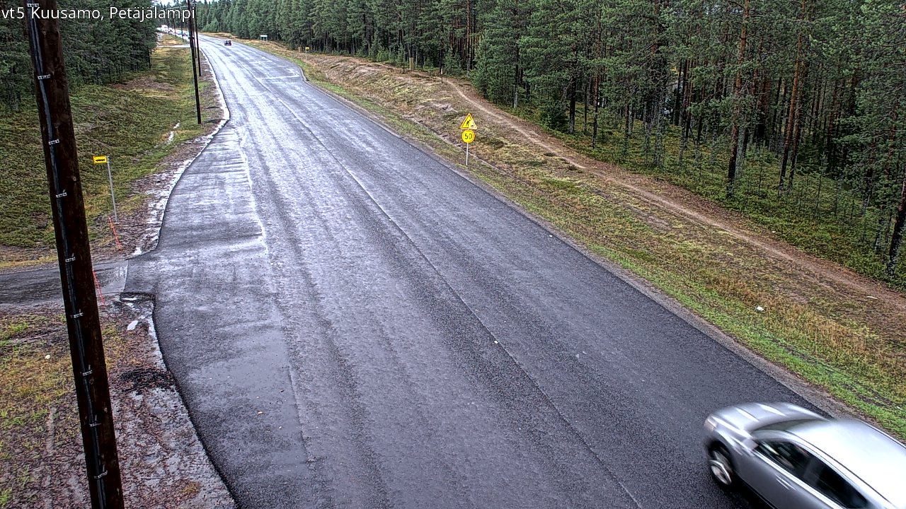 Weather Camera Image Road 5 Kuusamo, Petäjälampi, Kuusamo, Pohjois-Pohjanmaa