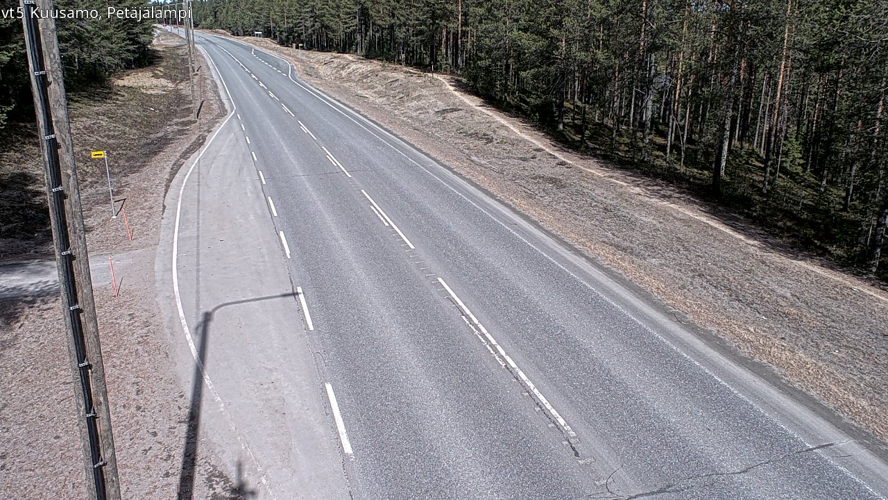 Kelikamerat Kuva Tie 5 Kuusamo, Petäjälampi, Kuusamo, Pohjois-Pohjanmaa