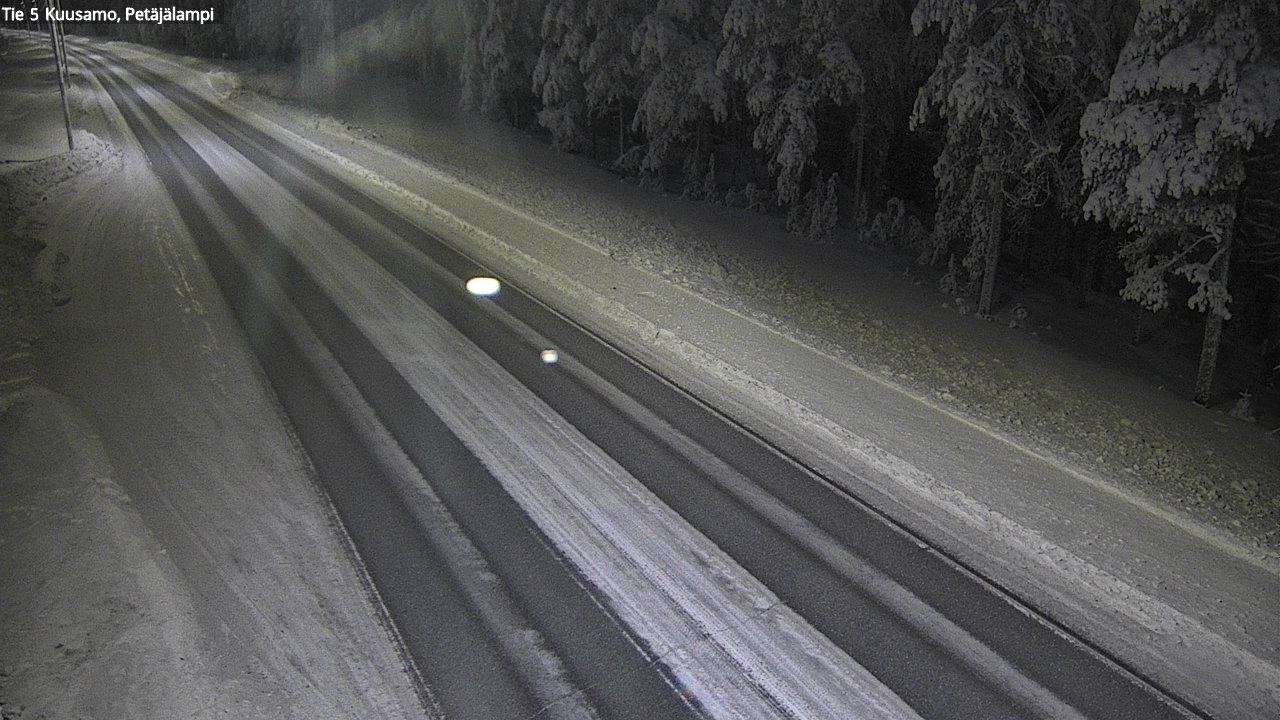 Weather Camera Image Road 5 Kuusamo, Petäjälampi, Kuusamo, Pohjois-Pohjanmaa