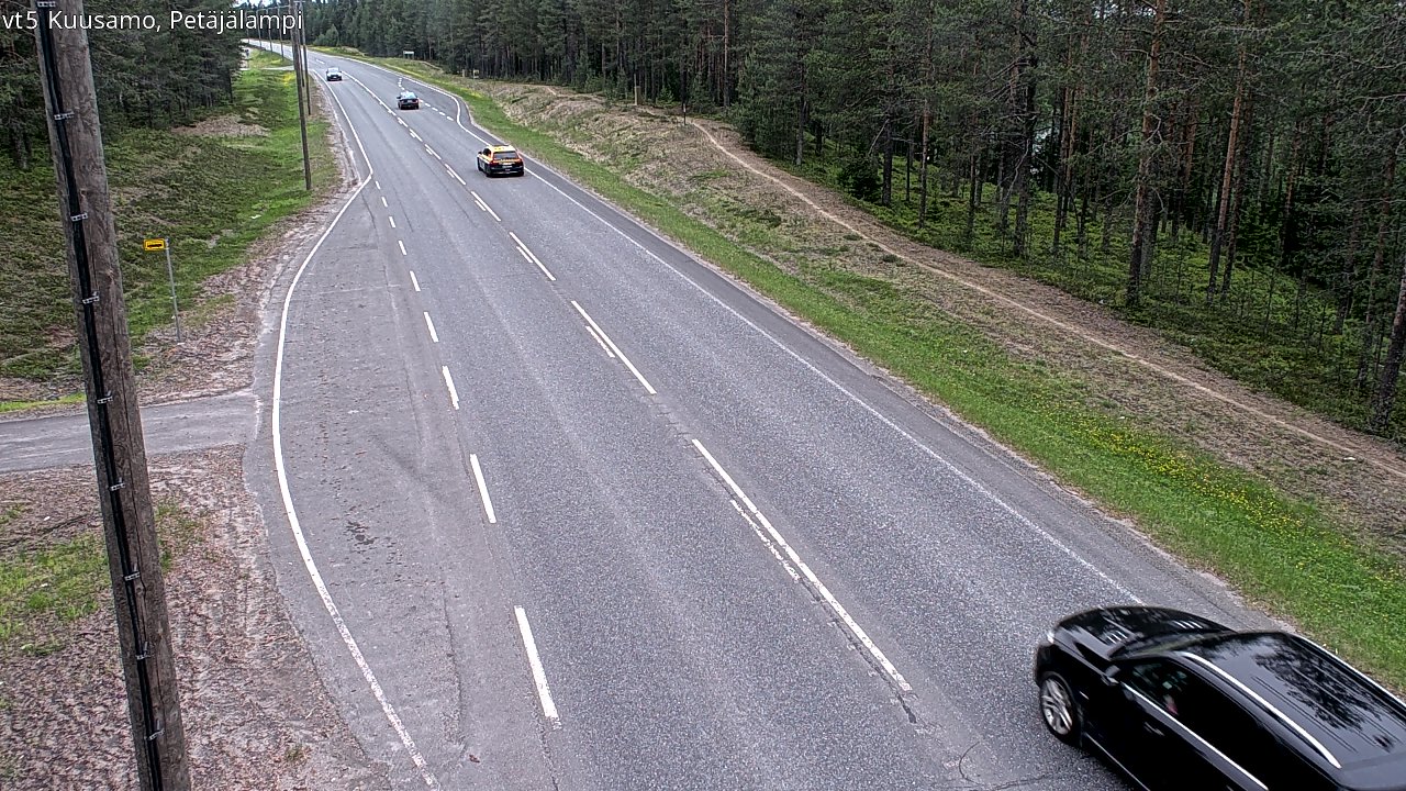 Weather Camera Image Väg 5 Kuusamo, Petäjälampi, Kuusamo, Pohjois-Pohjanmaa