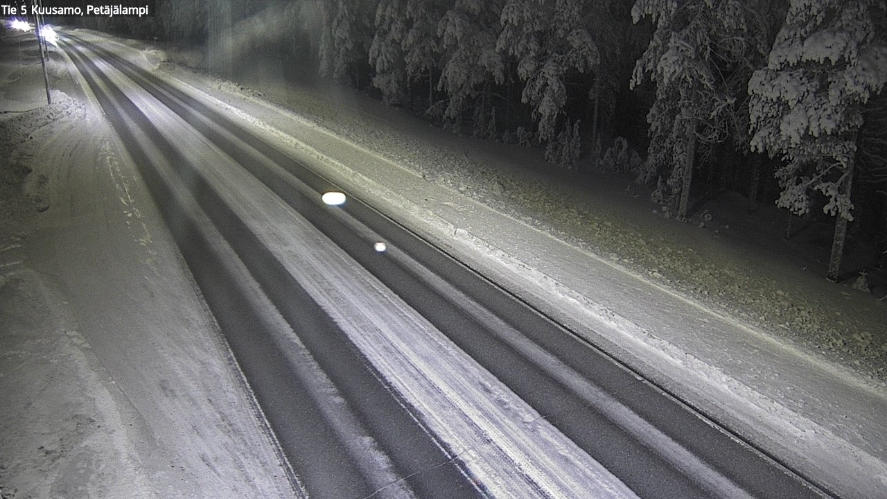 Kelikamerat Kuva Tie 5 Kuusamo, Petäjälampi, Kuusamo, Pohjois-Pohjanmaa