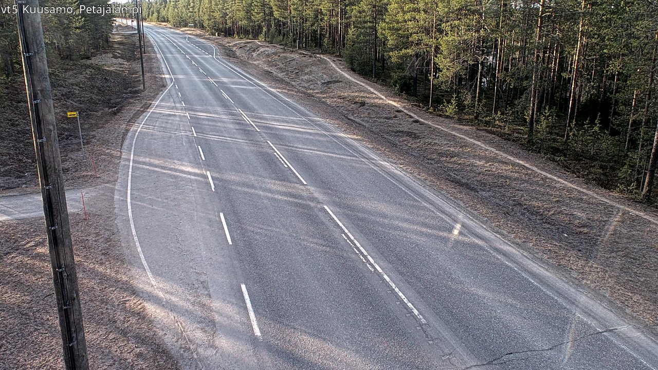 Kelikamerat Kuva Tie 5 Kuusamo, Petäjälampi, Kuusamo, Pohjois-Pohjanmaa