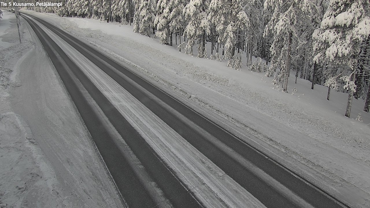 Weather Camera Image Road 5 Kuusamo, Petäjälampi, Kuusamo, Pohjois-Pohjanmaa