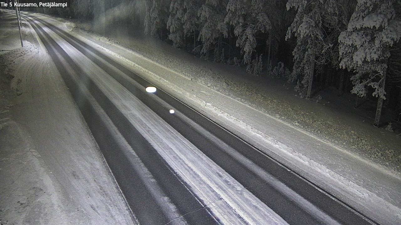 Kelikamerat Kuva Tie 5 Kuusamo, Petäjälampi, Kuusamo, Pohjois-Pohjanmaa