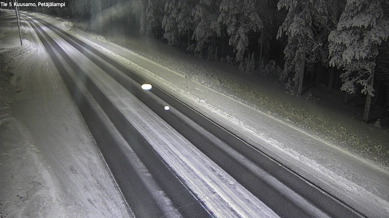 Kelikamerat Kuva Tie 5 Kuusamo, Petäjälampi, Kuusamo, Pohjois-Pohjanmaa