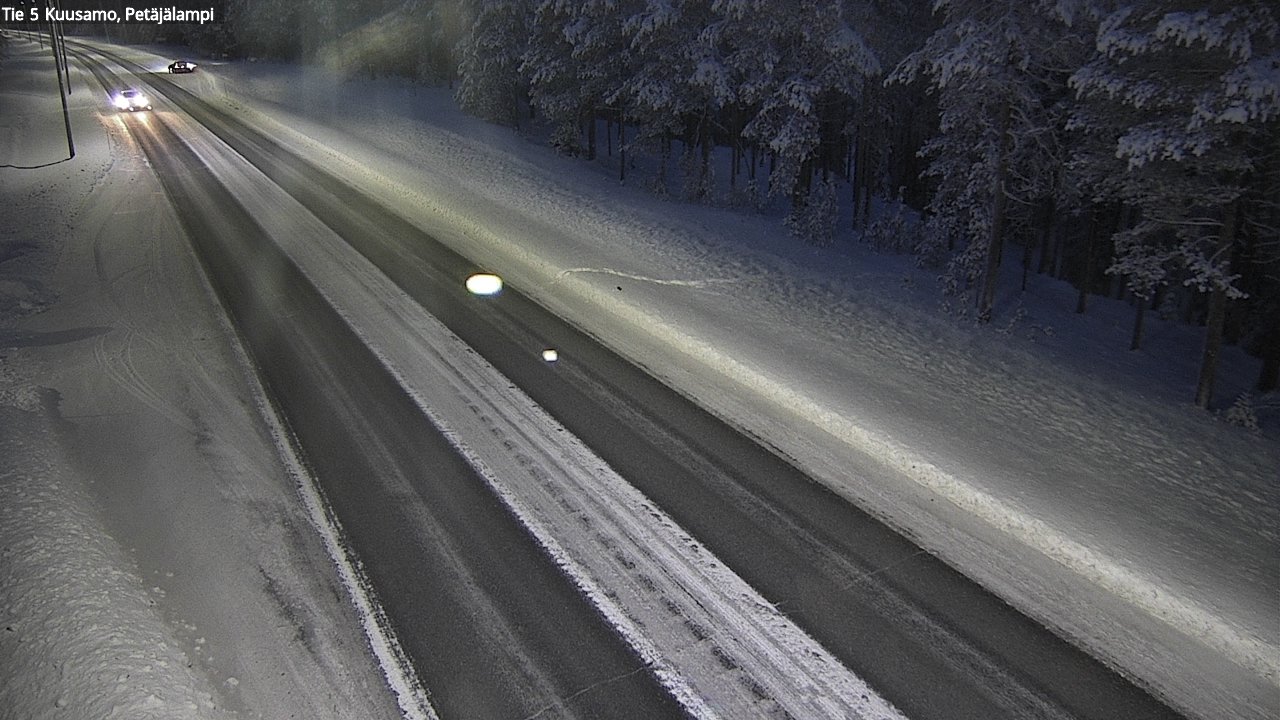 Kelikamerat Kuva Tie 5 Kuusamo, Petäjälampi, Kuusamo, Pohjois-Pohjanmaa