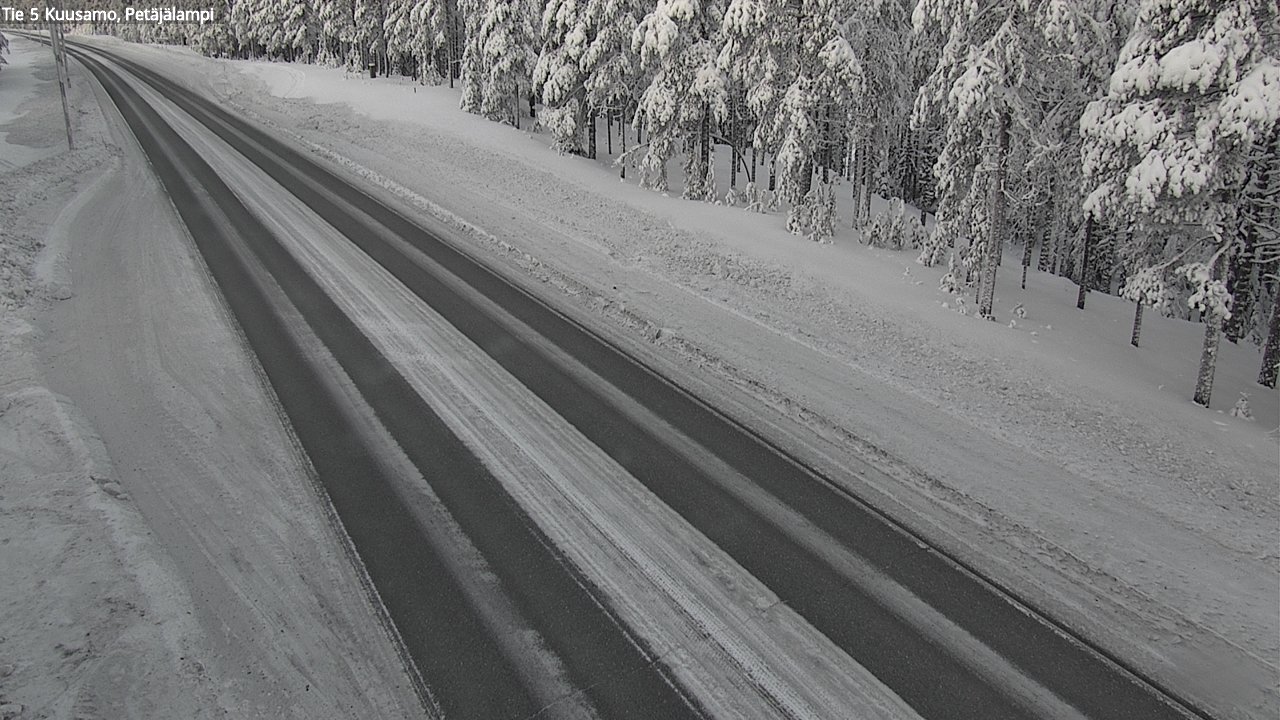 Weather Camera Image Road 5 Kuusamo, Petäjälampi, Kuusamo, Pohjois-Pohjanmaa