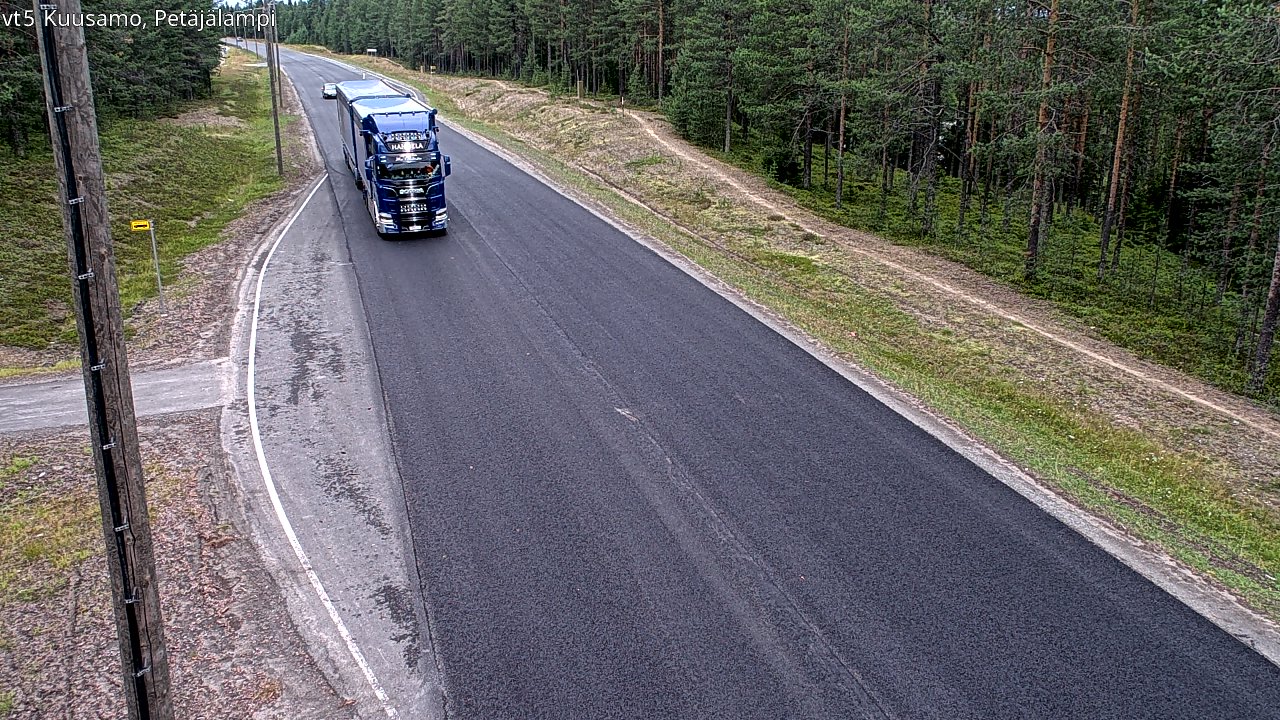 Kelikamerat Kuva Tie 5 Kuusamo, Petäjälampi, Kuusamo, Pohjois-Pohjanmaa