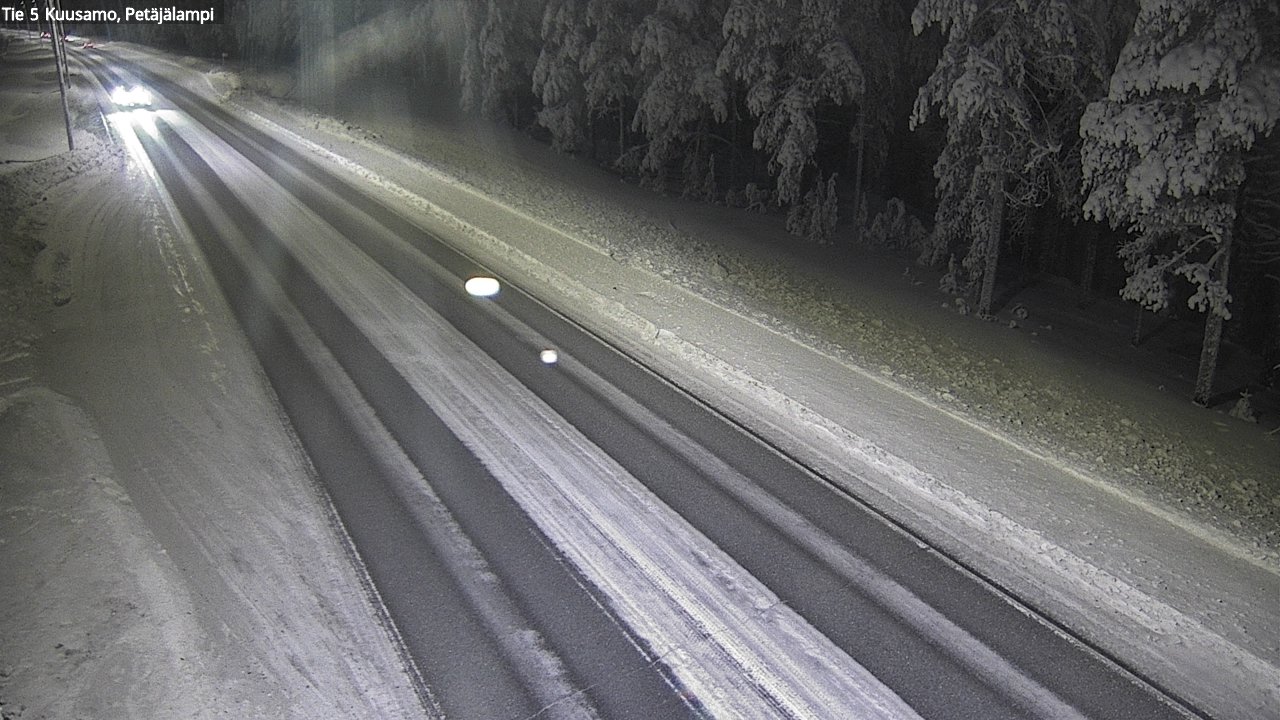 Weather Camera Image Road 5 Kuusamo, Petäjälampi, Kuusamo, Pohjois-Pohjanmaa