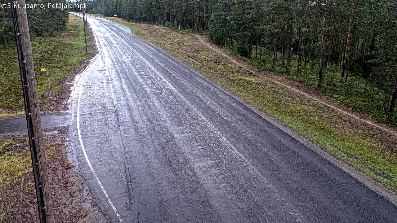 Kelikamerat Kuva Tie 5 Kuusamo, Petäjälampi, Kuusamo, Pohjois-Pohjanmaa