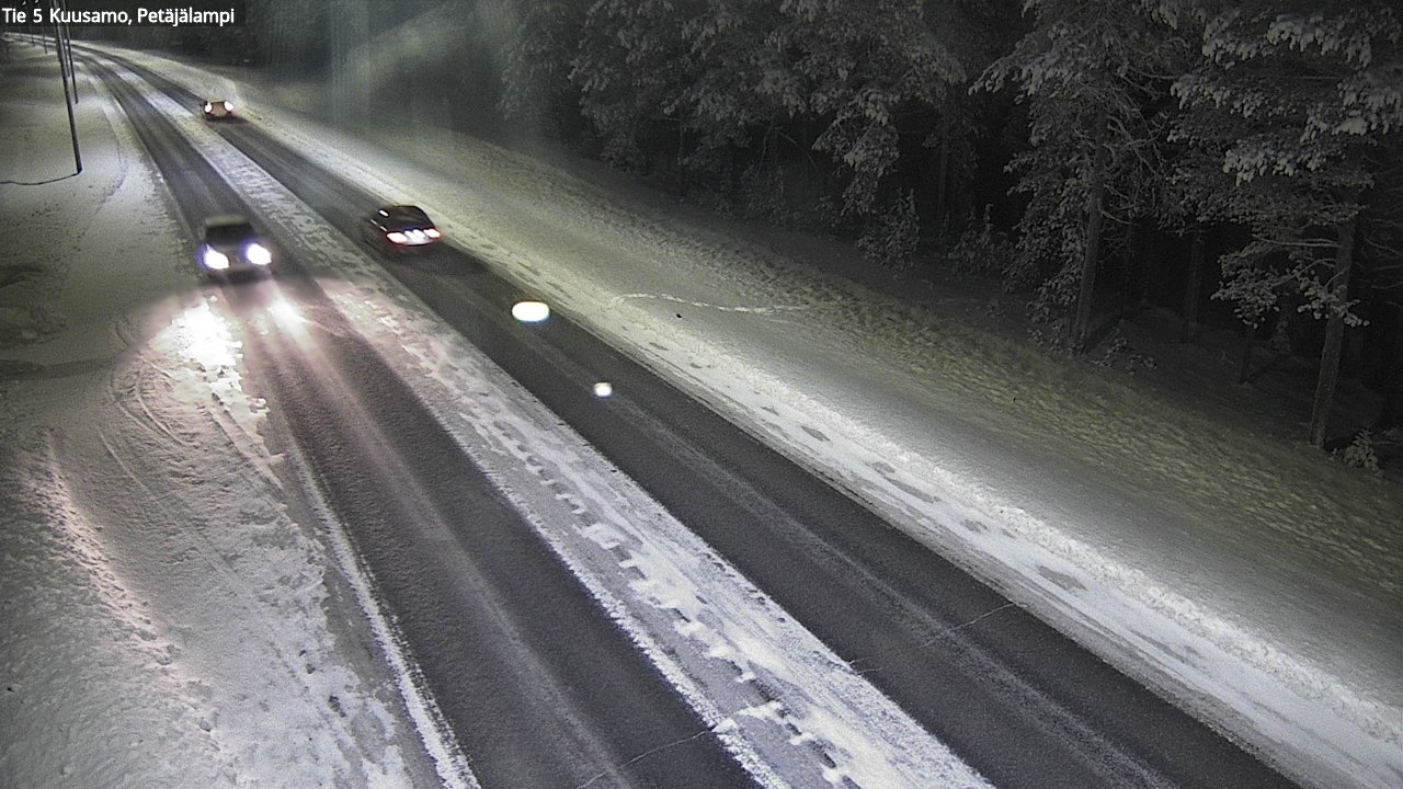 Kelikamerat Kuva Tie 5 Kuusamo, Petäjälampi, Kuusamo, Pohjois-Pohjanmaa