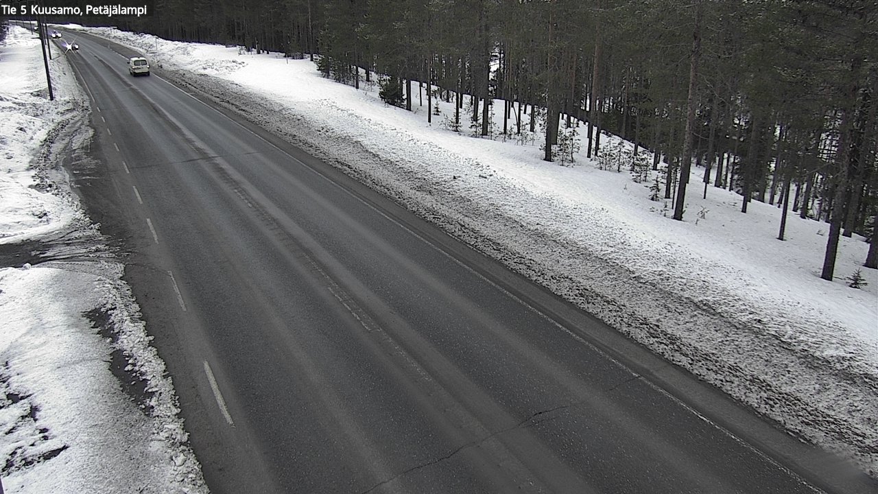 Kelikamerat Kuva Tie 5 Kuusamo, Petäjälampi, Kuusamo, Pohjois-Pohjanmaa